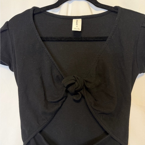 Abound Black Mini Dress with Knot Detail - Picture 2 of 3